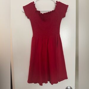 Hollister Smocked Fit and Flare Dress